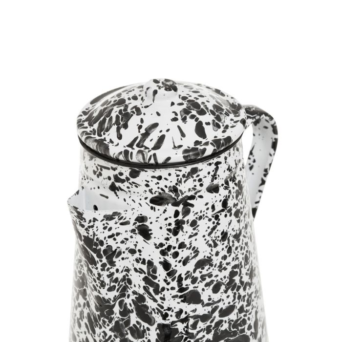 Hygge Black and White Patterned Kettle