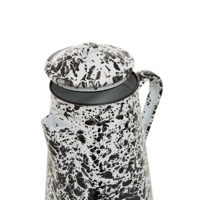 Hygge Black and White Patterned Kettle