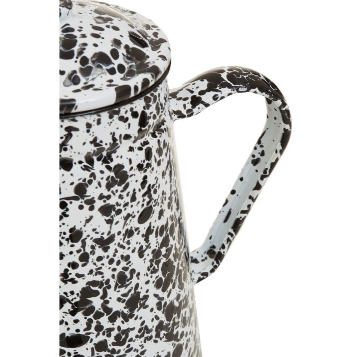 Hygge Black and White Patterned Kettle