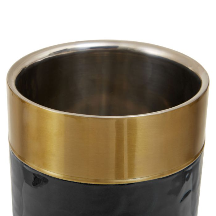 Carolina Black Enamel Wine Cooler