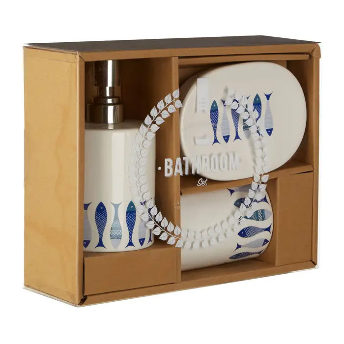 Pisces 3 Piece Bathroom Set