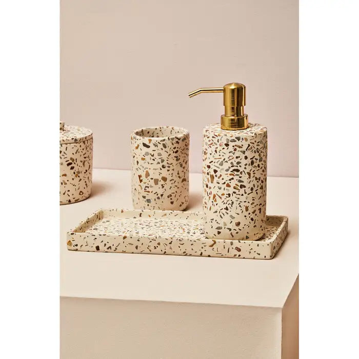 Gozo Concrete Terrazzo Lotion Dispenser