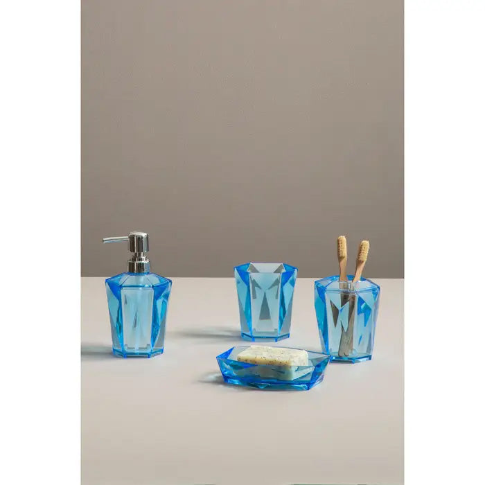 Dow Blue Acrylic Lotion Dispenser