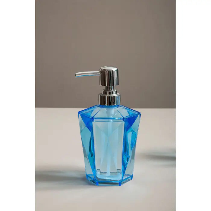 Dow Blue Acrylic Lotion Dispenser