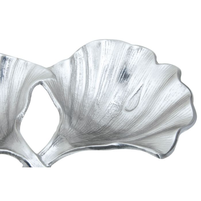 Prato Ginkgo Silver Finish Dish