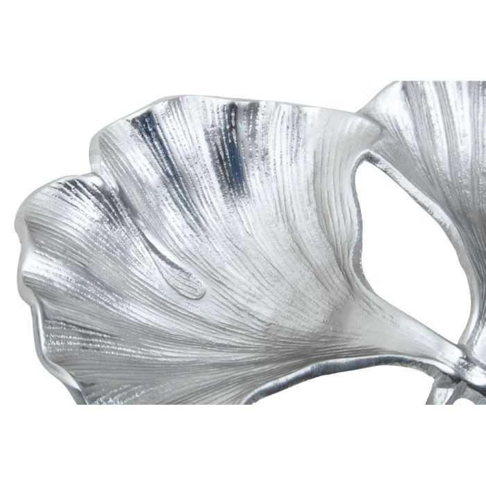 Prato Ginkgo Silver Finish Dish