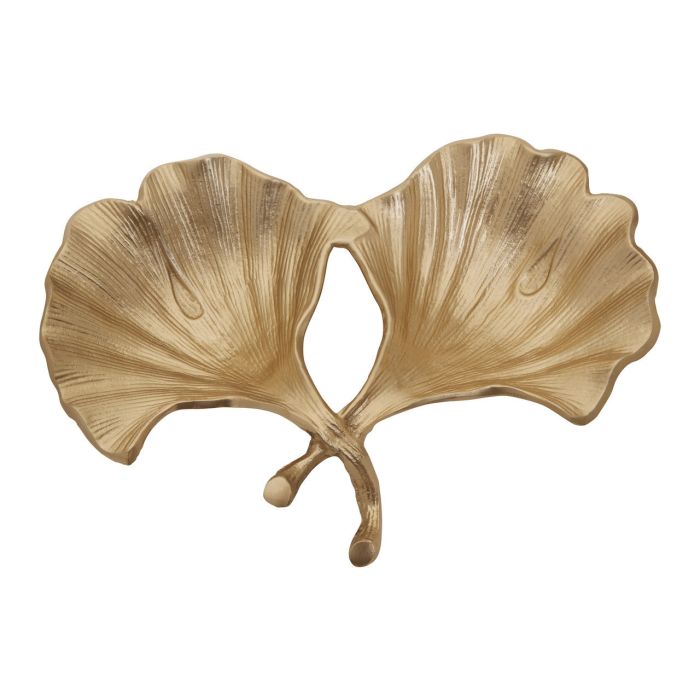 Prato Ginkgo Gold Finish Dish