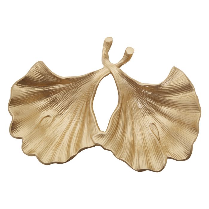 Prato Ginkgo Gold Finish Dish