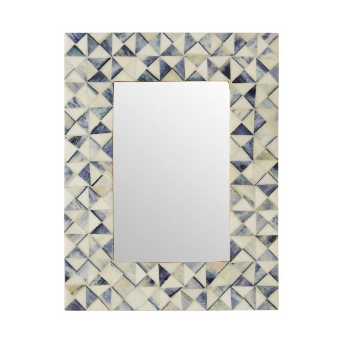 Bowerbird 4 x 6 Blue / Ivory Diamond Frame