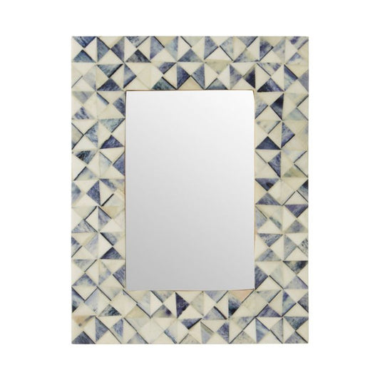 Bowerbird 4 x 6 Blue / Ivory Diamond Frame