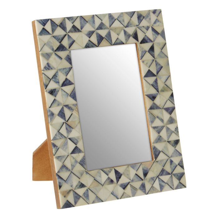 Bowerbird 4 x 6 Blue / Ivory Diamond Frame