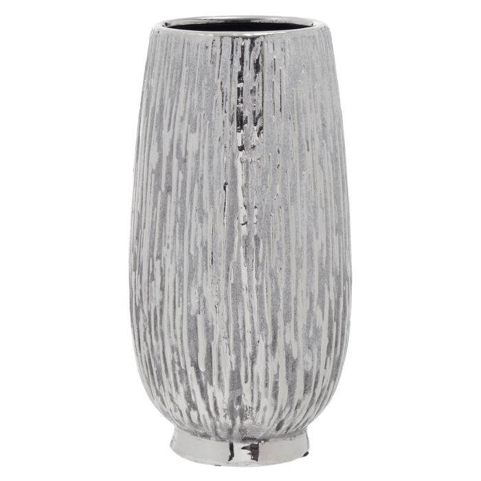 Hesper Small Silver Ceramic Vase