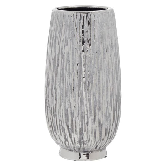 Hesper Small Silver Ceramic Vase