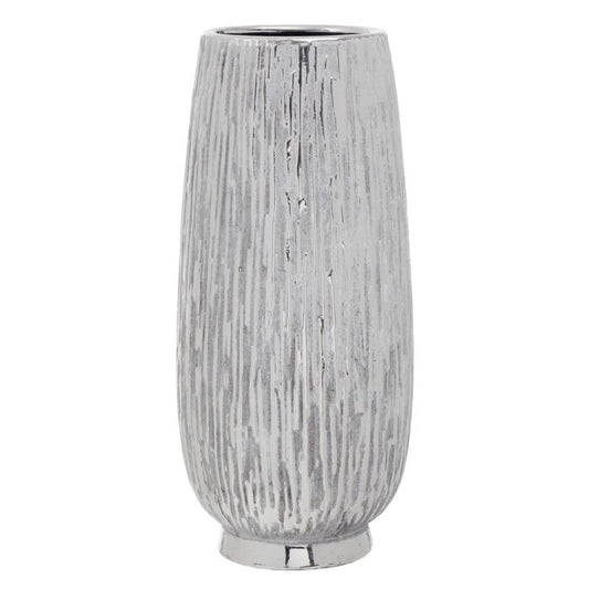 Hesper Large Silver Ceramic Vase